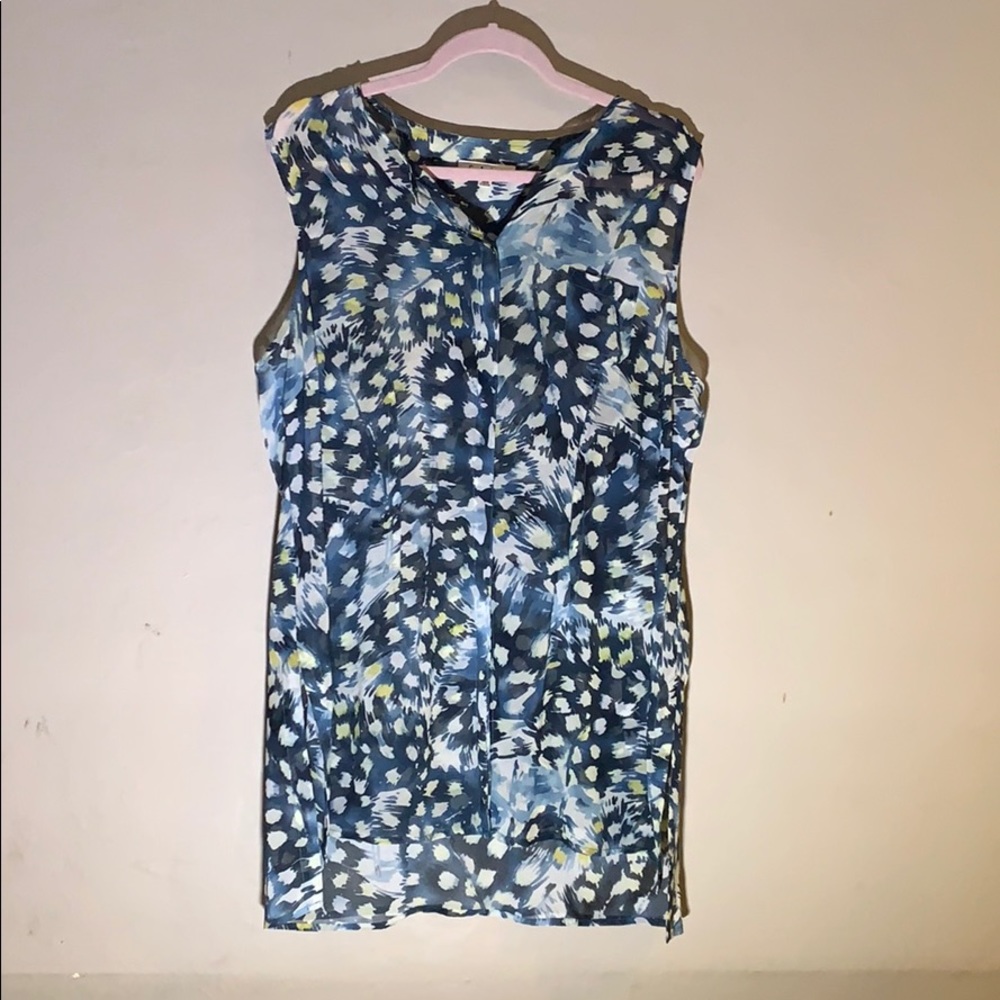 CAbi sleeveless blouse